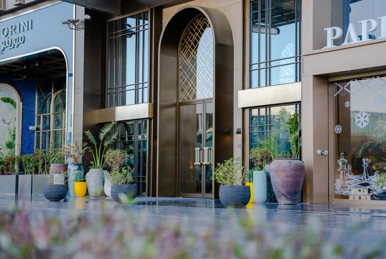 Jareed Hotel Riadh Exterior foto Entrance of the hotel
